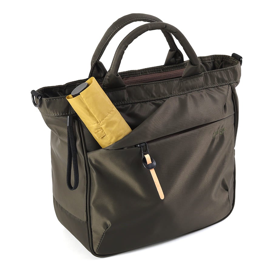 DSBK 2WAYコンパクトトートバッグ 高密度ナイロンツイル(ダントツ撥水加工) キャリーオン対応　JXF-3440
