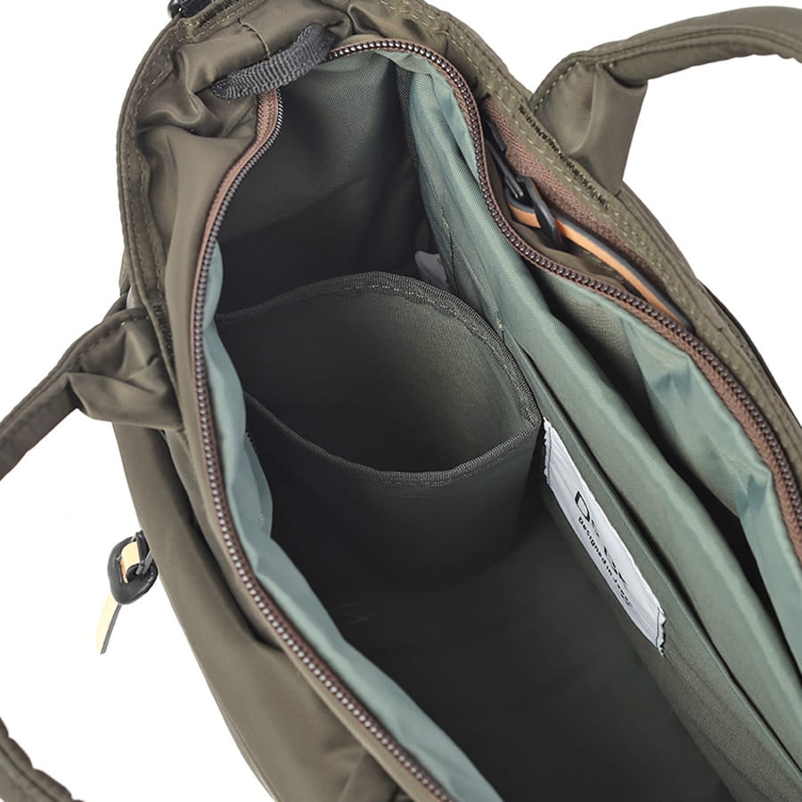 DSBK 2WAYコンパクトトートバッグ 高密度ナイロンツイル(ダントツ撥水加工) キャリーオン対応　JXF-3440