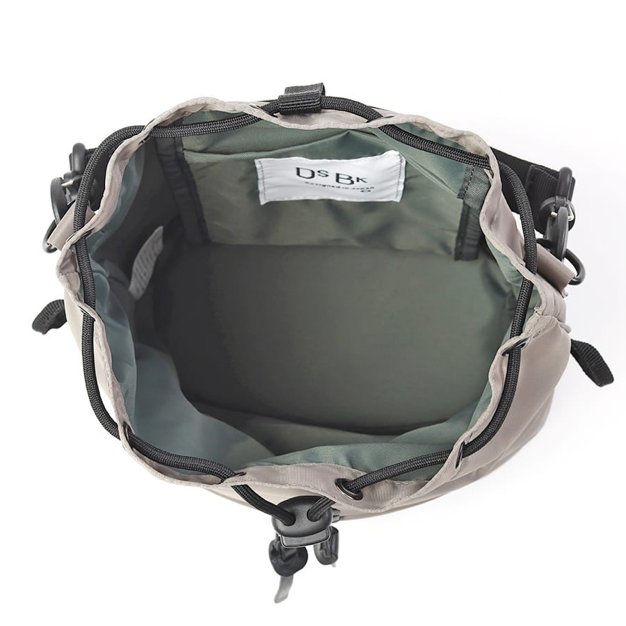 DSBK 2WAY巾着ショルダーバッグ 高密度ナイロンツイル(ダントツ撥水加工) 軽量 JXF-3442