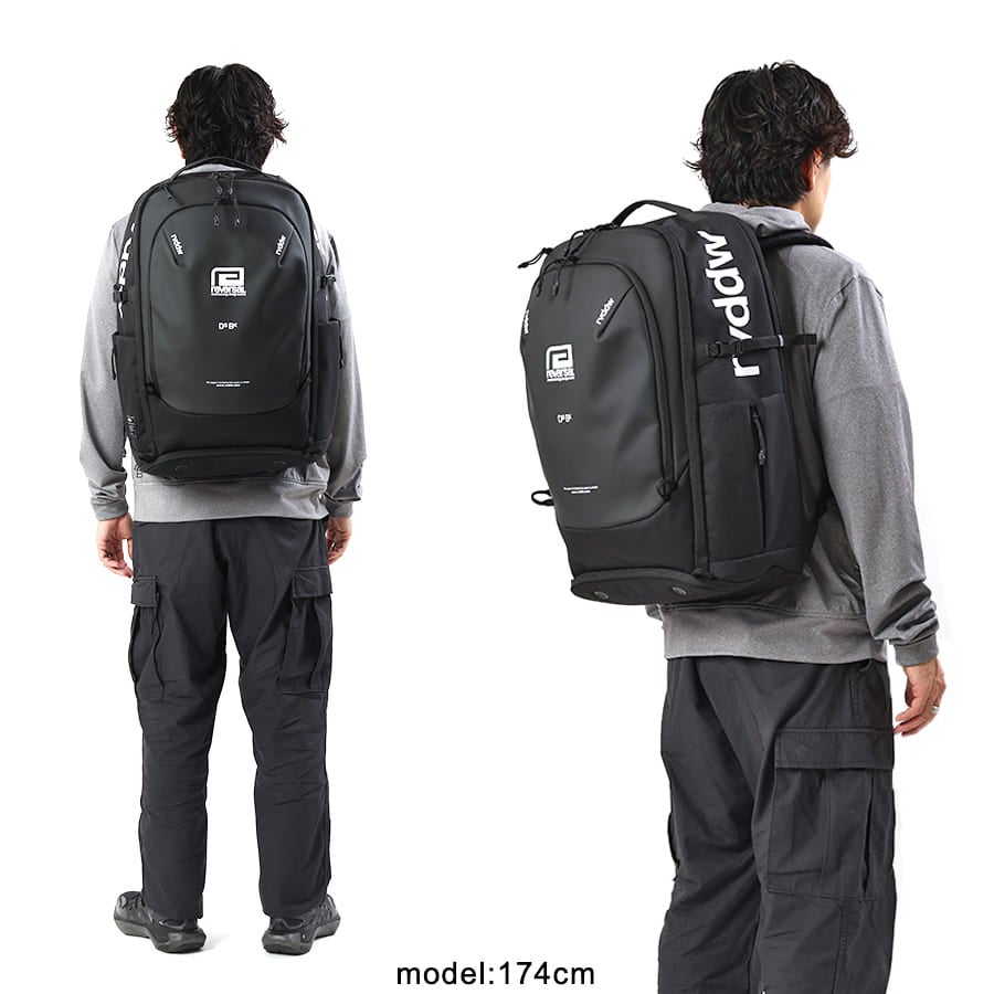  DSBK × rvddw アーバントレーニングバックパック 42L-52L シューズ収納 16インチPC対応 ナイロン×PUコーティング生地 JTU-3480