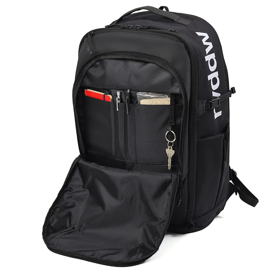  DSBK × rvddw アーバントレーニングバックパック 42L-52L シューズ収納 16インチPC対応 ナイロン×PUコーティング生地 JTU-3480