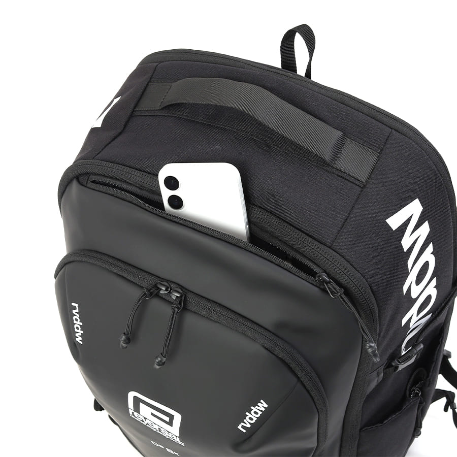  DSBK × rvddw アーバントレーニングバックパック 42L-52L シューズ収納 16インチPC対応 ナイロン×PUコーティング生地 JTU-3480