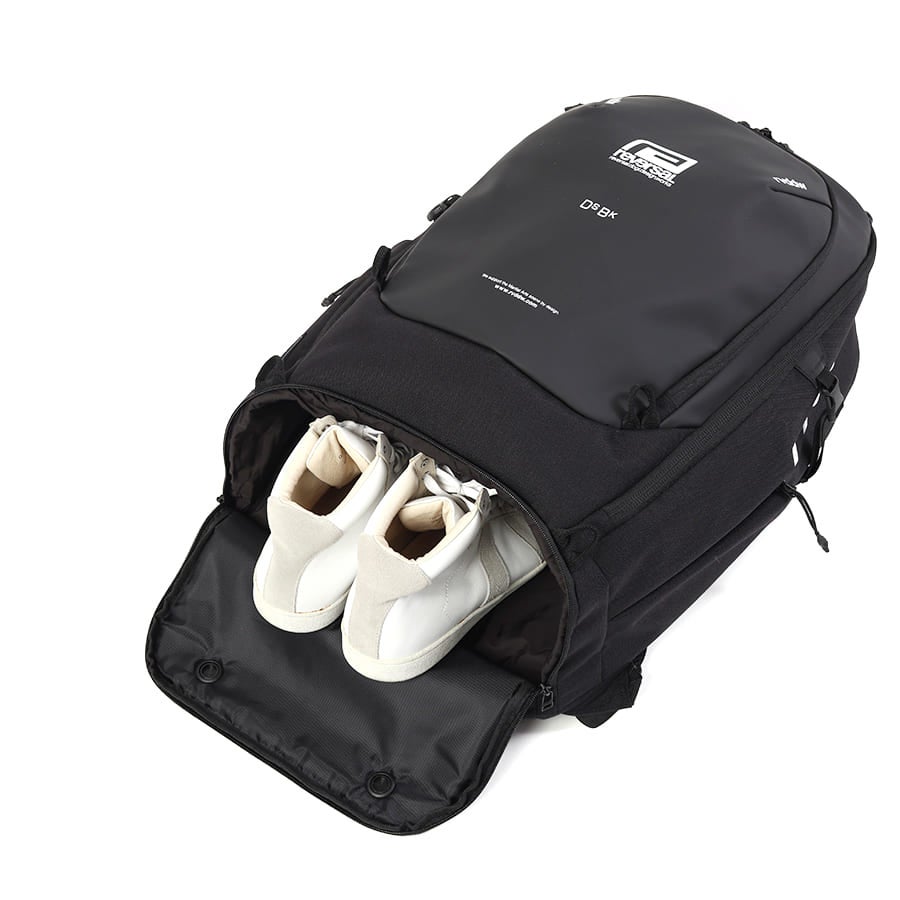  DSBK × rvddw アーバントレーニングバックパック 42L-52L シューズ収納 16インチPC対応 ナイロン×PUコーティング生地 JTU-3480