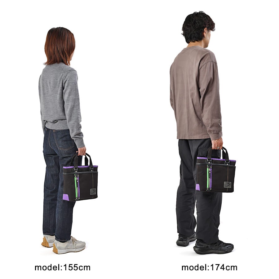 【エヴァンゲリオンコラボ】MOUSTACHE ドライビングトート ミニトートバッグ ポリエステル×合皮 JDH-1854