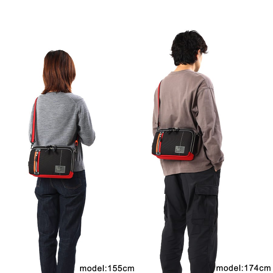 【エヴァンゲリオンコラボ】MOUSTACHE 横型ショルダーバッグ ポリエステル×合皮 JDH-1855
