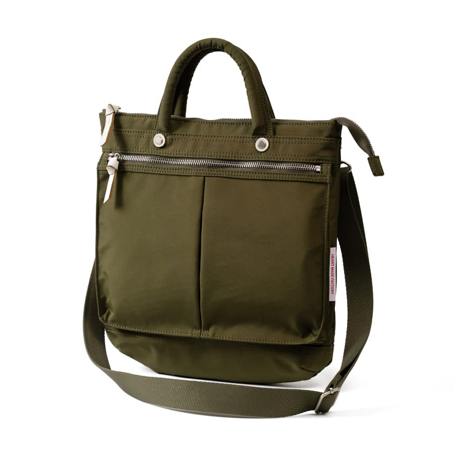 Heart Made Factory URBAN 2WAYヘルメットバッグ Mサイズ A4対応 ショルダーバッグ トートバッグ FY-0580