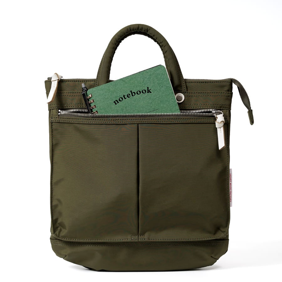 Heart Made Factory URBAN 2WAYヘルメットバッグ Mサイズ A4対応 ショルダーバッグ トートバッグ FY-0580