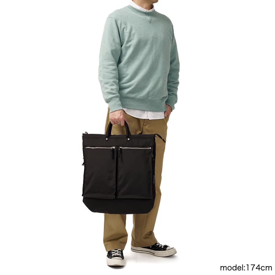 Heart Made Factory URBAN 3WAYヘルメットバッグ Lサイズ B4対応 リュック ショルダーバッグ トートバッグ FY-0581