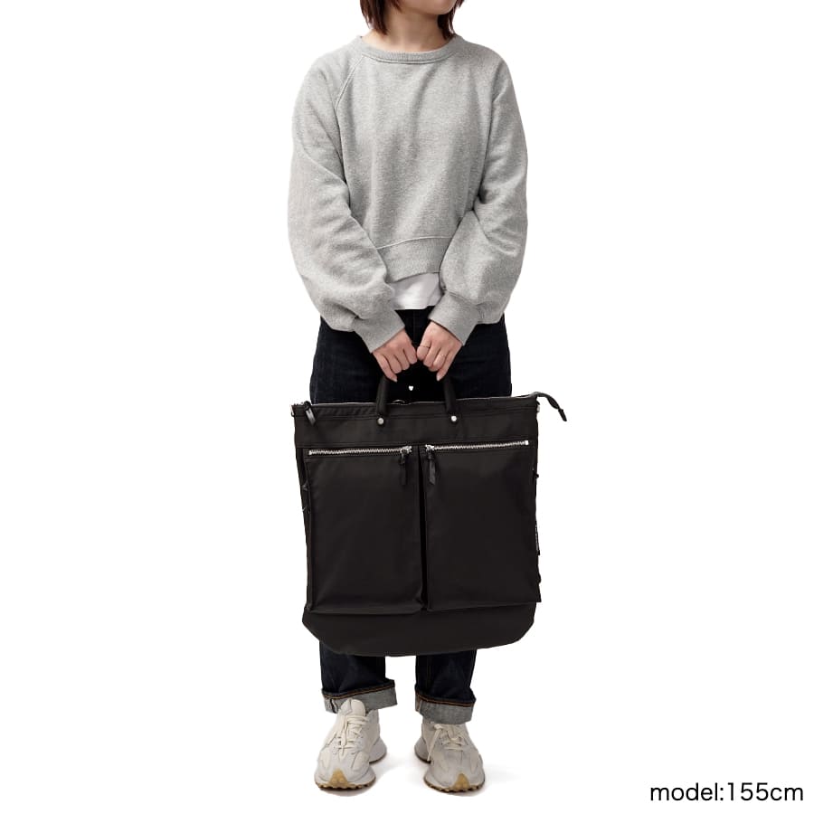 Heart Made Factory URBAN 3WAYヘルメットバッグ Lサイズ B4対応 リュック ショルダーバッグ トートバッグ FY-0581
