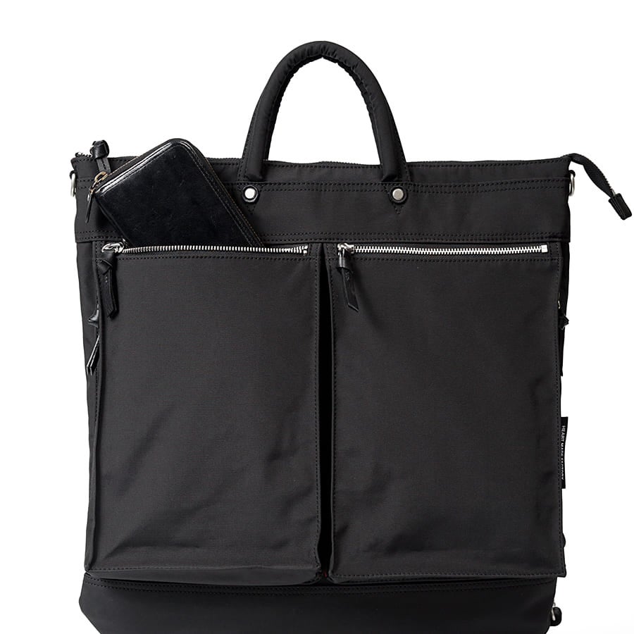 Heart Made Factory URBAN 3WAYヘルメットバッグ Lサイズ B4対応 リュック ショルダーバッグ トートバッグ FY-0581